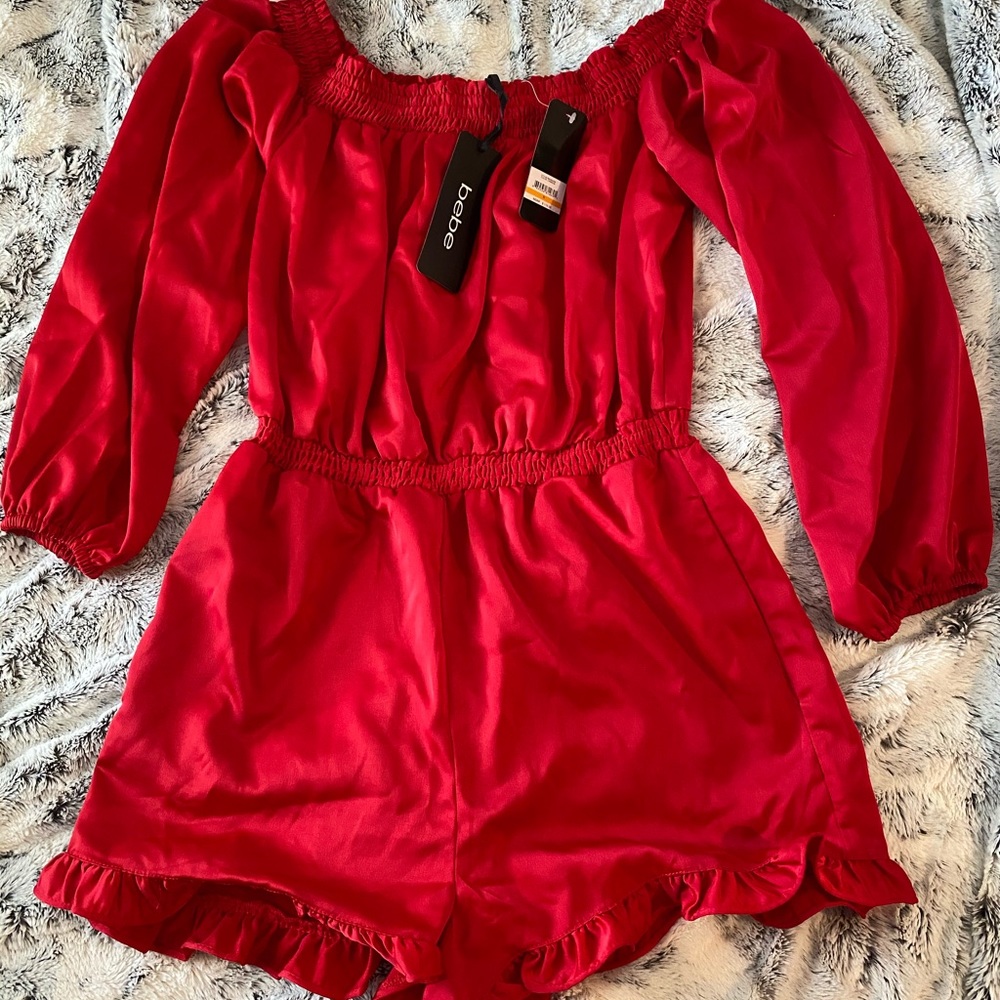 Red Bebe romper